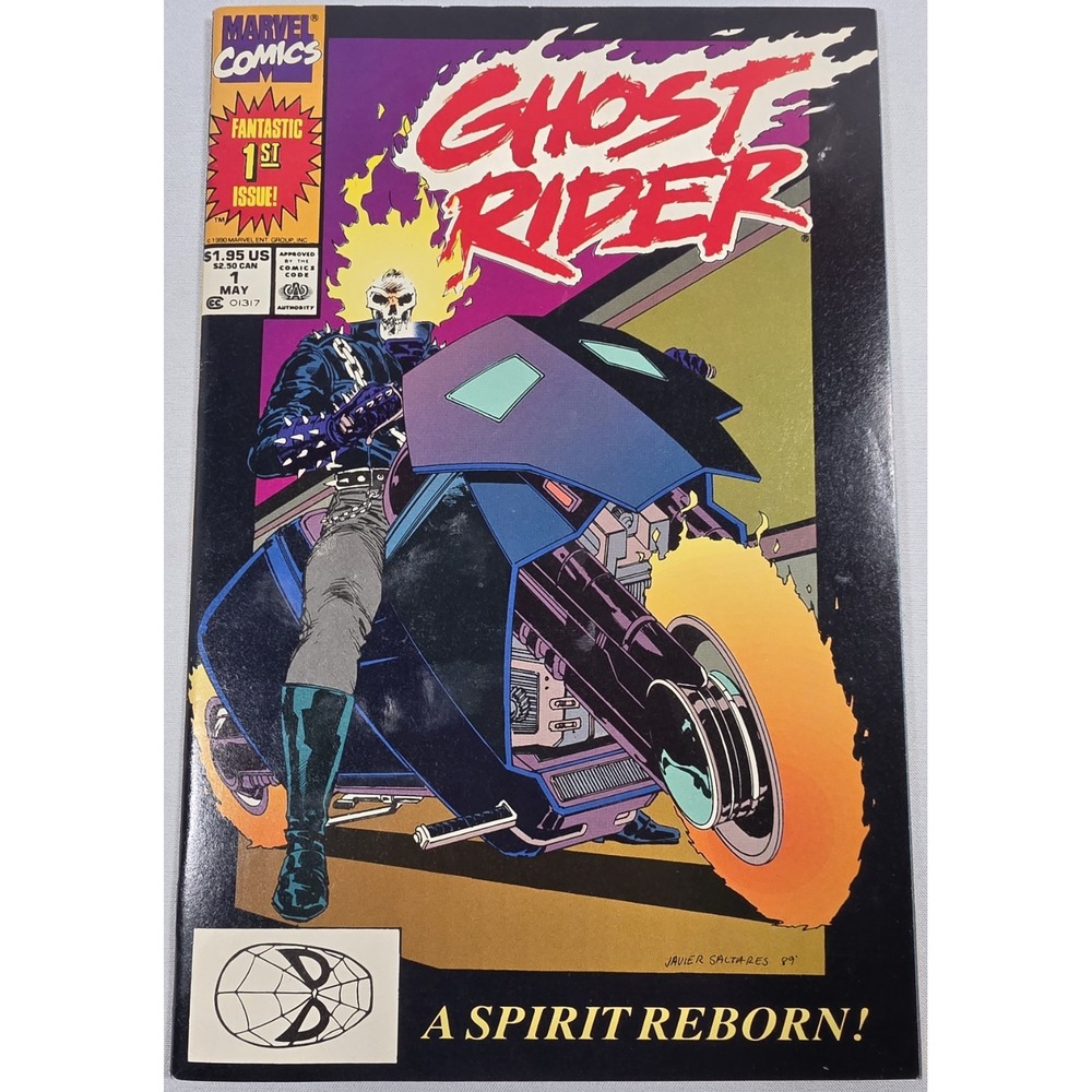 GHOST RIDER #1 MAY 1990 1ST APPEARANCE DANNY CATCH MARVEL COMICS 1ST PRINT BOOK
